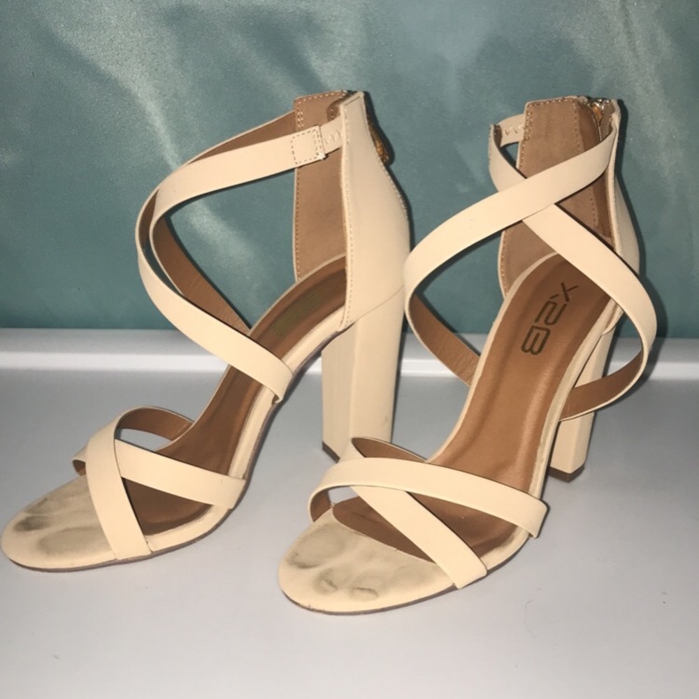 Strappy Windsor Nude High Heels